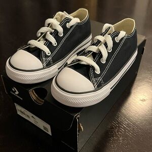 Converse Kids Black and White Sneakers